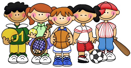children ready to play sports